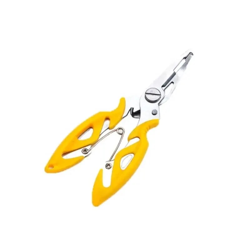 Small Size Fishing Stainless Steel Plier Freshwater Saltwater Hook Remover Scissors Metal Fishing Tackles Leedoar