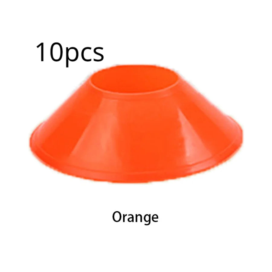 Soccer Training Sign Dish Pressure Resistant Cones Marker Discs Bucket Outdoor Basketball Football Training Sports Accessory Leedoar