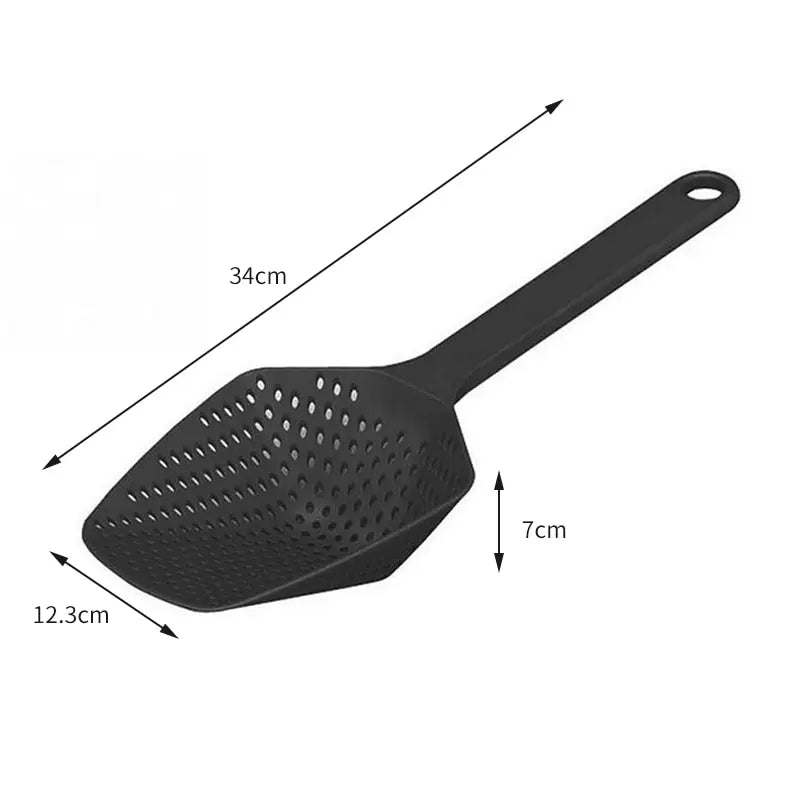Strainer Spoon Large Funnel Fried Food Strainer Vegetable Food Water Filter Portable Home Kitchen Cooking Tools Leedoar