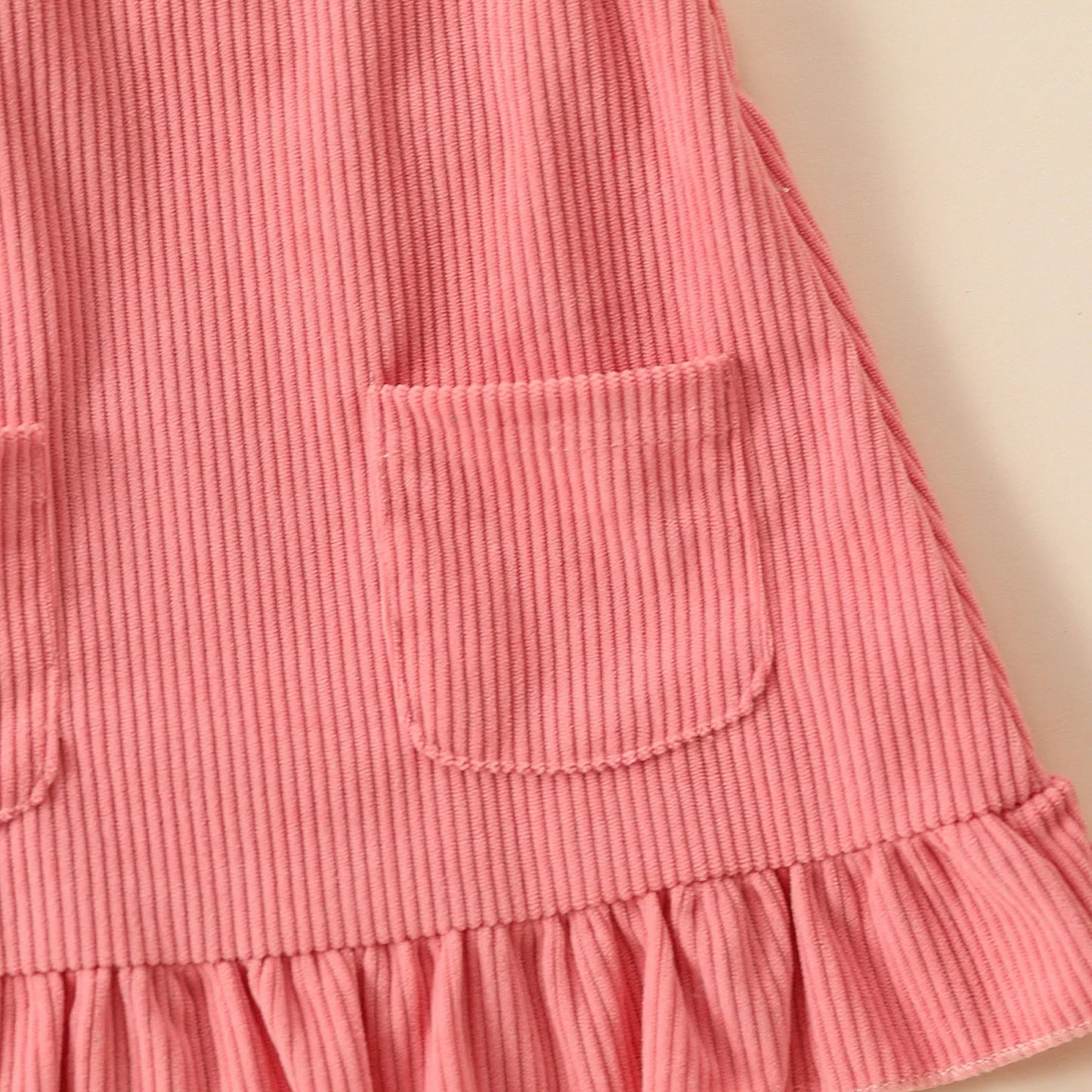 Summer Elegance: 3PCS Adorable Love Long Sleeves Suspender Dress Set - Comfortable, Medium-Stretch, Machine-Washable for Baby G Leedoar