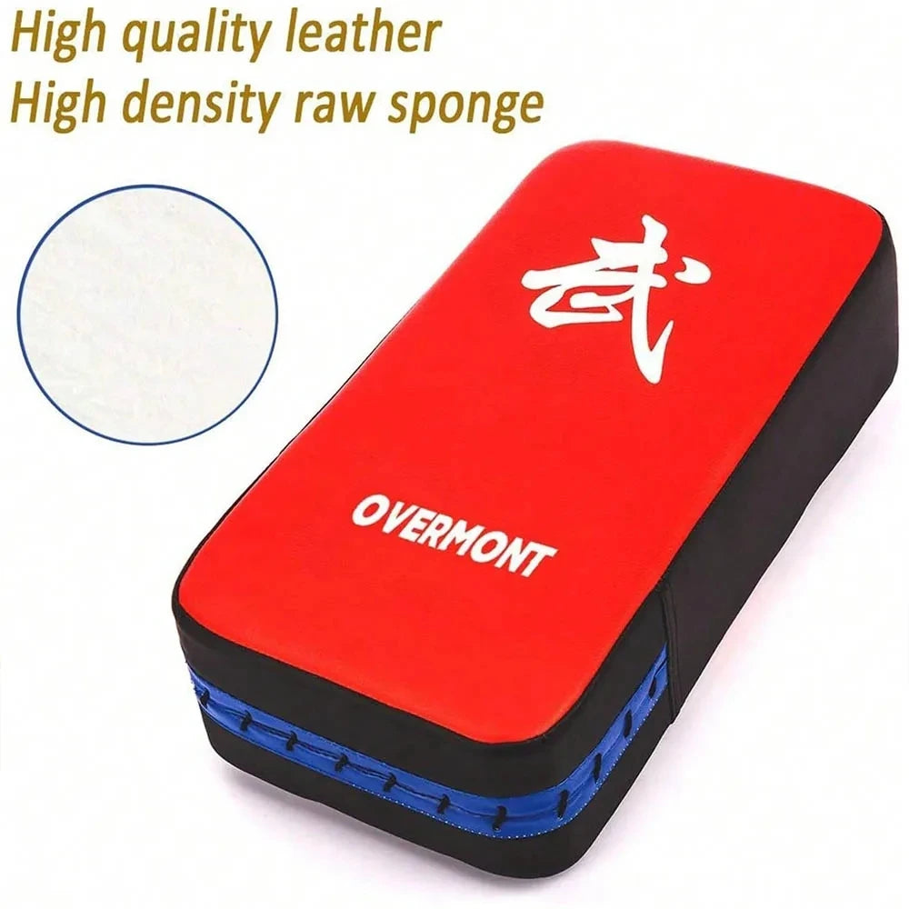 Taekwondo Kick Pad Punching Bag Boxing Pad Sand Bag PU Leather Fitness Training Striking Target Equipment Curved Kick Shield Leedoar