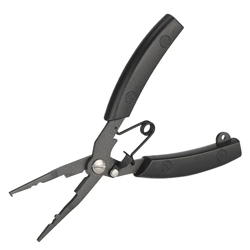 Teflons Coating Stainless Steel Fishing Pliers Saltwater Split Ring Pliers Fish Hook Remover Useful for Fishing Leedoar