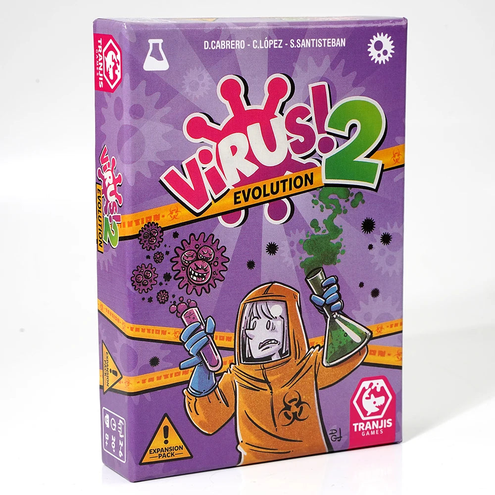 Virus! - Juego de cartas - El Juego mas contagioso. Edicion Española. +8 años VIRUS! 2 Evolution (Expansión) - Juego de cartas ( Leedoar