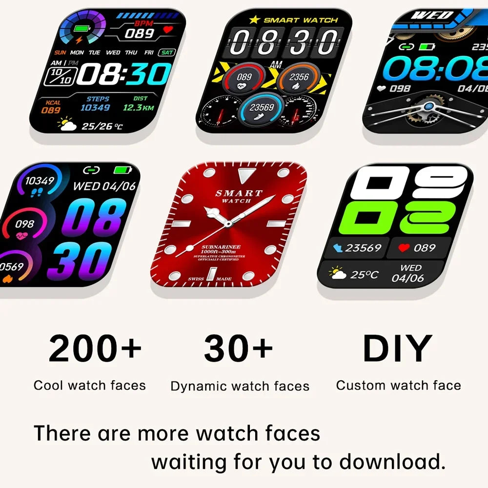 WS68 MINI 41MM akıllı saat METAL strapDrop nakliye toptan ile kadınlar için 3 kayış smartwatch Leedoar