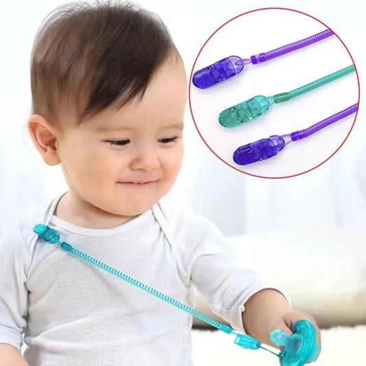 0-3 Years Silicone Round Pacifier Anti-Buck Teeth Teether Pacifier Chain Newborn Birthday Gift Bisphenol A Free