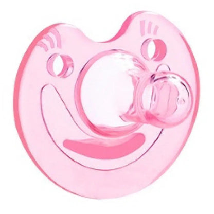 0-3 Years Silicone Round Pacifier Anti-Buck Teeth Teether Pacifier Chain Newborn Birthday Gift Bisphenol A Free