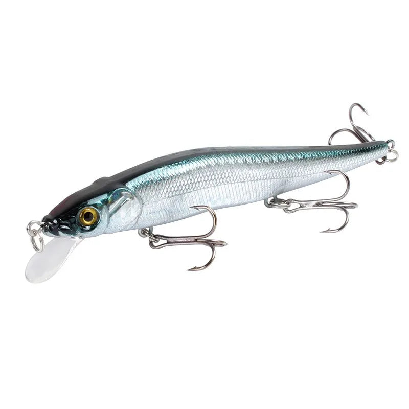 1/10 Pcs Isca De Pesca 11,5 cm/14g Minnow Crankbait Wobblers 3D Olhos Perch Isca Artificial Pike Carp Isca Swim Bait Pesca Pesca 