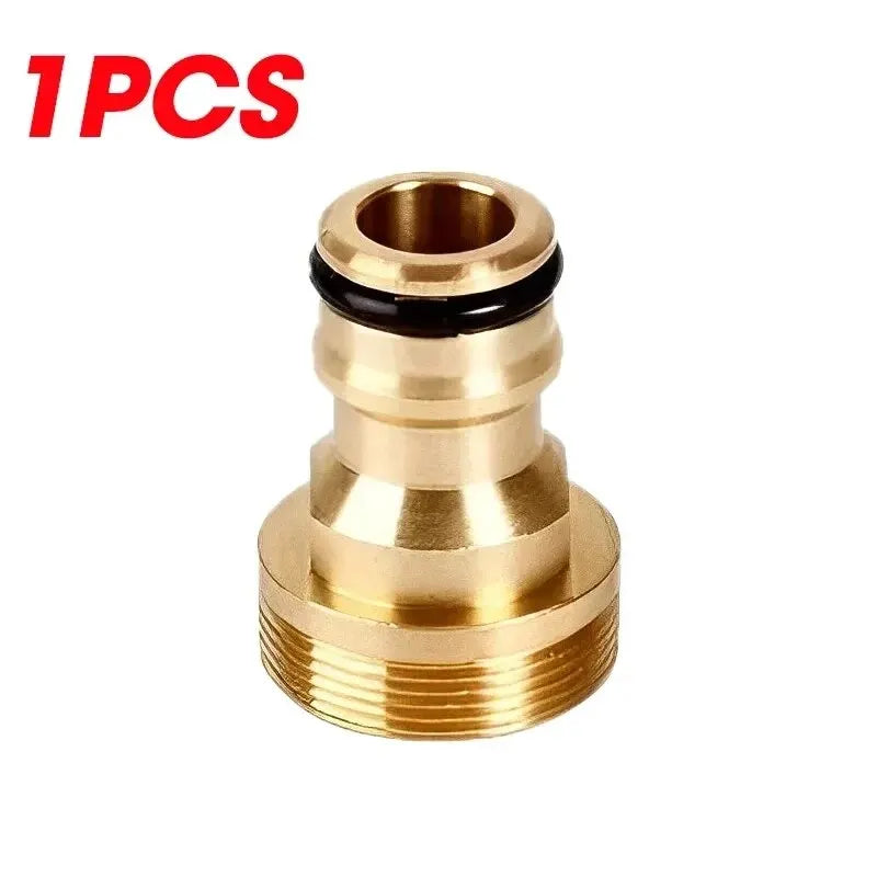 1/2/5PCS Universal Tap Kitchen Adapters Brass Faucet Watering Garden Tools Tap Connector Mixer Hose Adaptor Basin Fitting Leedoar