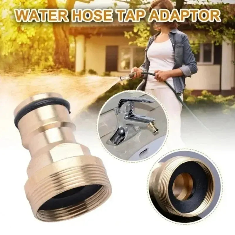 1/2/5PCS Universal Tap Kitchen Adapters Brass Faucet Watering Garden Tools Tap Connector Mixer Hose Adaptor Basin Fitting Leedoar