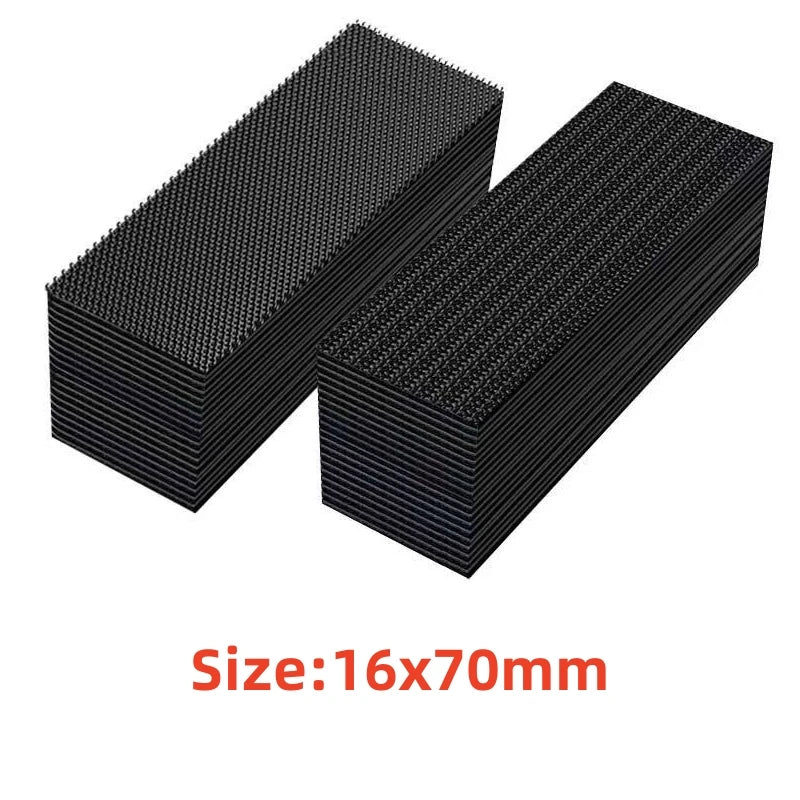 1/2pcs Carpet Fixing Stickers Double Faced High Adhesive Car Carpet Fixed Patches Home Floor Foot Mats Anti Skid Grip Tapes Leedoar