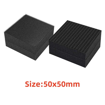 1/2pcs Carpet Fixing Stickers Double Faced High Adhesive Car Carpet Fixed Patches Home Floor Foot Mats Anti Skid Grip Tapes Leedoar