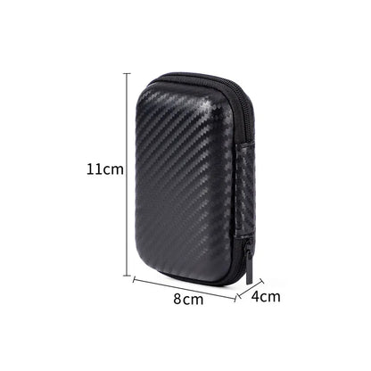 1/2pcs Portable Eva Storage Bag Zipper Pouch Mobile Phone Charger Protection Bag Mobile Hard Disk Bag U Disk Data Cable Storage Leedoar