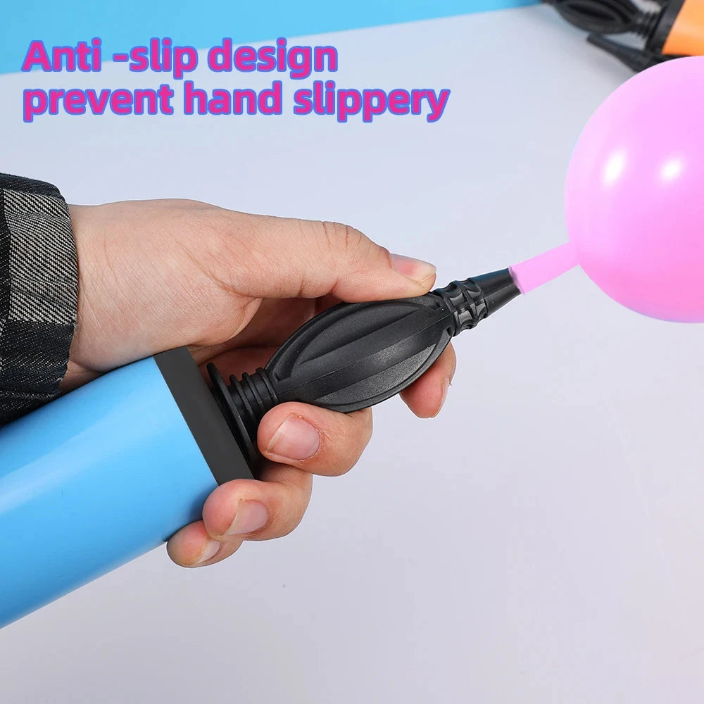 1/3/5 Pcs Random Balloon Pump Air Inflator Hand Push Portable Balloon Accessories For Wedding Birthday Party Decor Supplies Leedoar