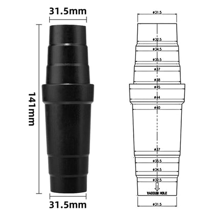 Adaptador de manguera de aspiradora universal de 1/3 piezas, convertidor de 4 capas/5 capas, accesorios de conector de 32 mm, 35 mm y 39 mm 