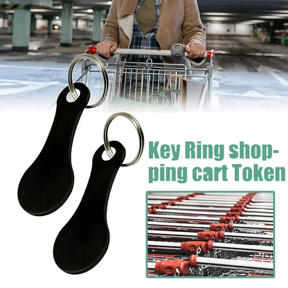 1/3 peças Metal Carrinho de Compras Tokens Carrinho Token Chaveiro Chaveiro Decorativo Multiuso Compras Portátil Para Casa Ao Ar Livre 