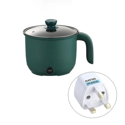 1.5L Capacity Mini Home Cooking Pot Multifunctional Rice Cooker Non Stick Pan Safety Material Potable Stockpot Utility Electrice Leedoar