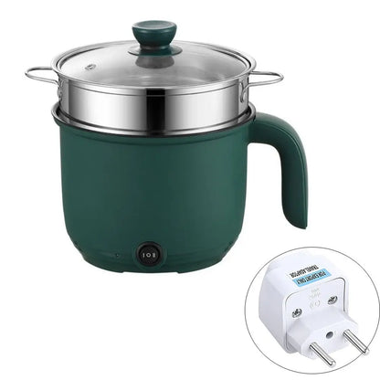 1.5L Capacity Mini Home Cooking Pot Multifunctional Rice Cooker Non Stick Pan Safety Material Potable Stockpot Utility Electrice Leedoar