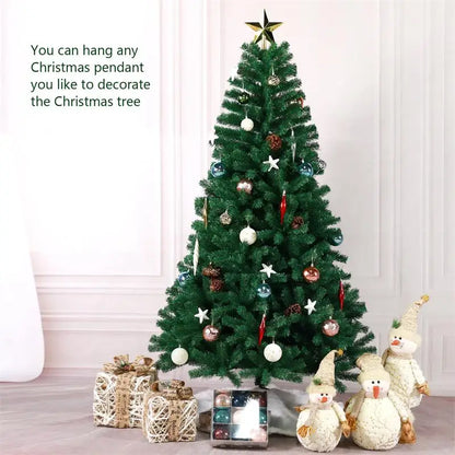 1.5m 1.8m 2.1m Encryption Green PVC Large Christmas Tree Christmas Decoration 2024 New Year Home Party Scene Decoration Dropship