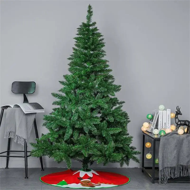 1.5m 1.8m 2.1m Encryption Green PVC Large Christmas Tree Christmas Decoration 2024 New Year Home Party Scene Decoration Dropship