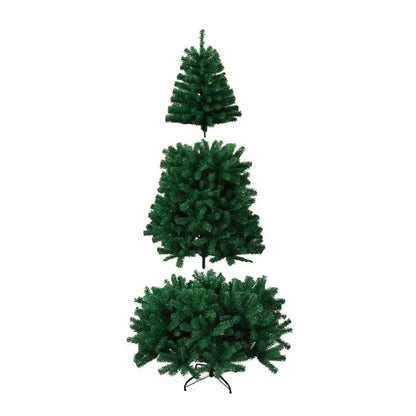 1.5m 1.8m 2.1m Encryption Green PVC Large Christmas Tree Christmas Decoration 2024 New Year Home Party Scene Decoration Dropship