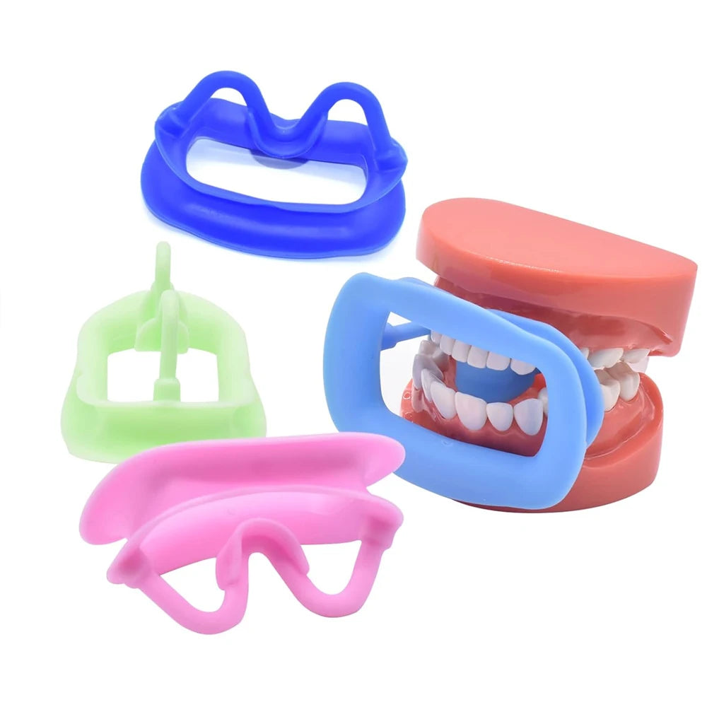 1 PC Dental Soft Silicon 3D Lip Cheek Retractor Mouth Opener Cheek Expand Dental Orthodontic Consumables 4 Colors Available Leedoar