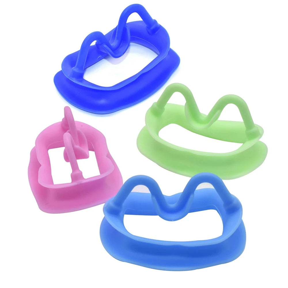 1 PC Dental Soft Silicon 3D Lip Cheek Retractor Mouth Opener Cheek Expand Dental Orthodontic Consumables 4 Colors Available Leedoar