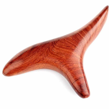 1 PC Neck Foot Wood Trigger Point Massage Gua Sha Tools,Home Gym Professional Wooden Therapy Massage Tool for Back Leg Hand Face Leedoar