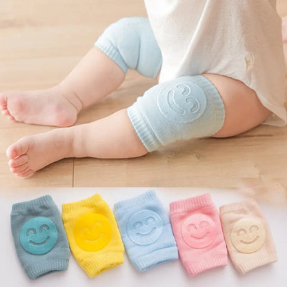 1 Pair Baby Knee Pad Baby Leg Warmer Kids Safety Crawling Elbow Cushion Infant Toddlers Knee Support Protector Children Kneecap Leedoar