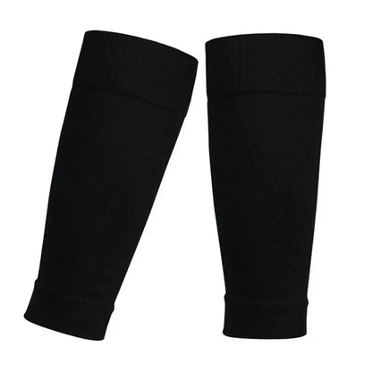 1 Pair Sports Soccer Shin Guard Pad Sleeve Sock For Adult Teens Children Leg Protective Support Football Compression Calf Sleeve Leedoar