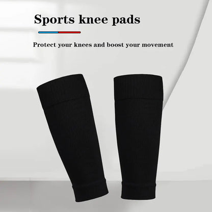 1 Pair Sports Soccer Shin Guard Pad Sleeve Sock For Adult Teens Children Leg Protective Support Football Compression Calf Sleeve Leedoar