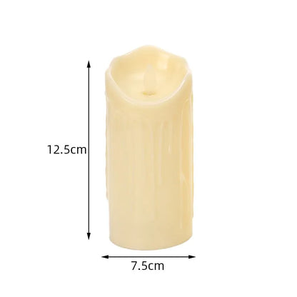 1 Pc Electronic Candle Lights Simulation Of Plastic Candles Wedding Party Birthday Decorations Family Ornaments Decorations Leedoar