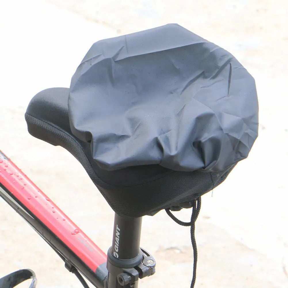 1 Pc Waterproof Bike Seat Cover Bicycle Saddle Cover Protective Waterproof Cloth Cushion Protector Outdoor Biking Guard Leedoar