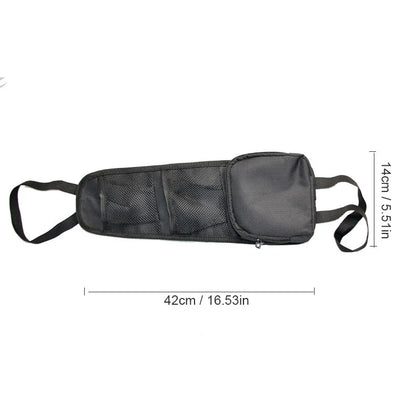 1 Piece Car Seat Back Hanging Bag Oxford Cloth Waterproof Thermal Pressure Resistant Handle Side Storage Bag Vehicle Compression Leedoar