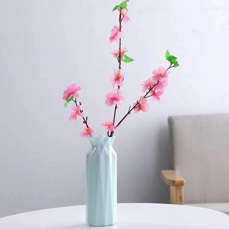 1 Piece Nordic Modern Plastic Flower Vase Flower Pot Basket Home Living Room Payty Wedding Decoration Ornament Leedoar