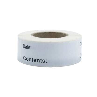 1 Roll Of Date Labels Stickers For Food Storage Labels Date Content Home Kitchen Packaging Condiments Mark Date Stickers Labels Leedoar