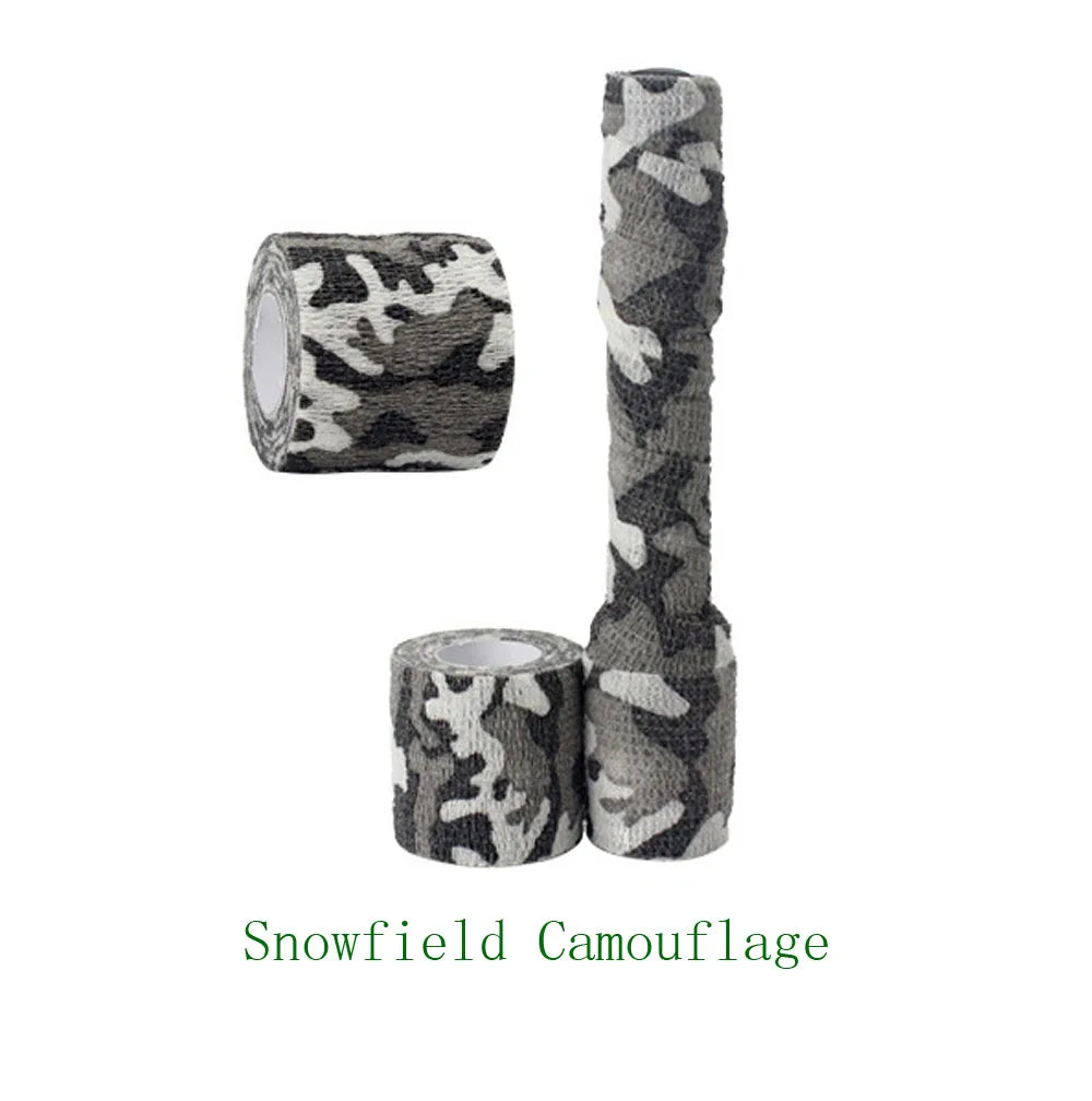 1 Roll U Pick 4.5m*5cm Waterproof Outdoor Camo Hiking Camping Hunting Camouflage Stealth Tape Wraps Leedoar