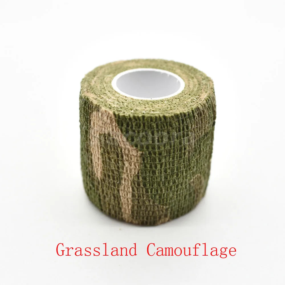 1 Roll U Pick 4.5m*5cm Waterproof Outdoor Camo Hiking Camping Hunting Camouflage Stealth Tape Wraps Leedoar