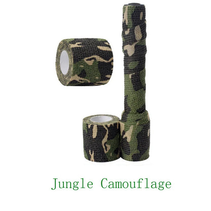 1 Roll U Pick 4.5m*5cm Waterproof Outdoor Camo Hiking Camping Hunting Camouflage Stealth Tape Wraps Leedoar