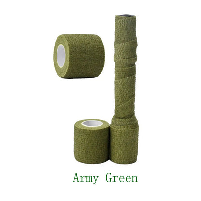 1 Roll U Pick 4.5m*5cm Waterproof Outdoor Camo Hiking Camping Hunting Camouflage Stealth Tape Wraps Leedoar