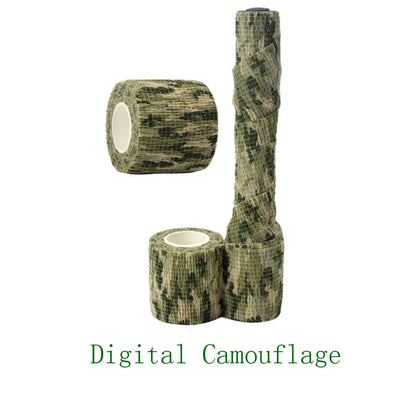 1 Roll U Pick 4.5m*5cm Waterproof Outdoor Camo Hiking Camping Hunting Camouflage Stealth Tape Wraps Leedoar