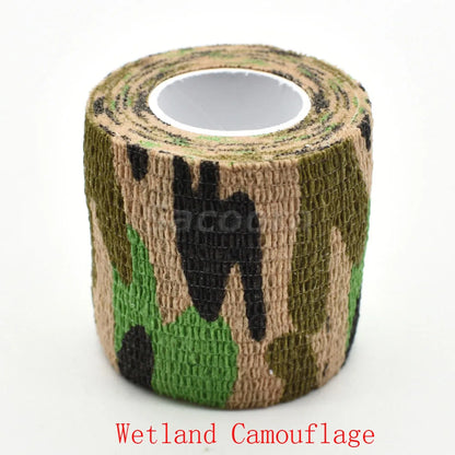 1 Roll U Pick 4.5m*5cm Waterproof Outdoor Camo Hiking Camping Hunting Camouflage Stealth Tape Wraps Leedoar