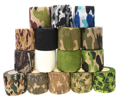 1 Roll U Pick 4.5m*5cm Waterproof Outdoor Camo Hiking Camping Hunting Camouflage Stealth Tape Wraps Leedoar