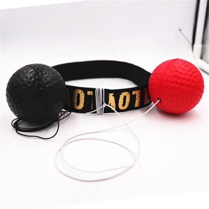 1 Set Boxing Reflex Speed Punch Ball Sanda Boxer Raising Reaction Force Hand Eye Training Set Stress Gym Boxing Exercise Leedoar