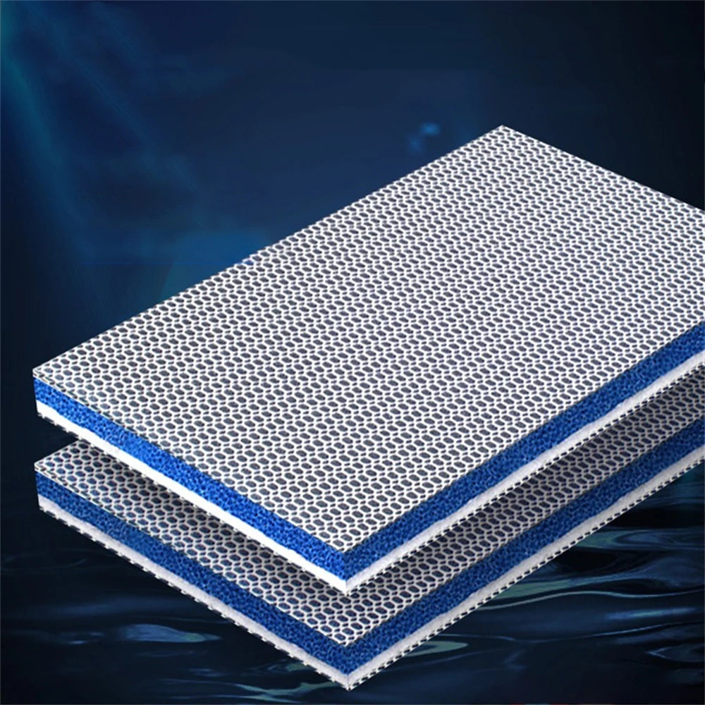 1 pcs 30x40cm 8D Fish Tank Filter, Glue-free Aquarium Filter Sponge, High-permeability Filter Material Leedoar