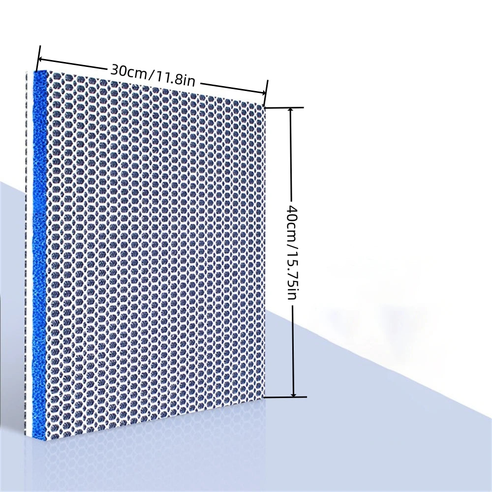 1 pcs 30x40cm 8D Fish Tank Filter, Glue-free Aquarium Filter Sponge, High-permeability Filter Material Leedoar