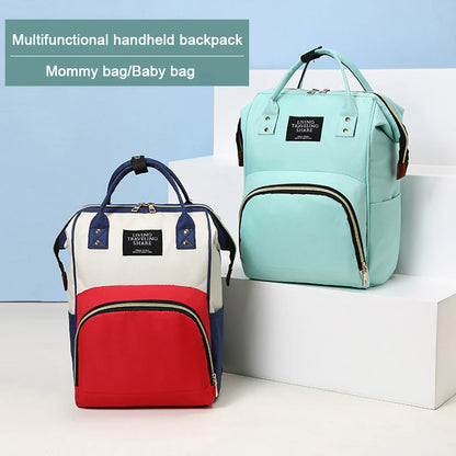 1 portable multi-functional mommy bag, diaper bag, backpack, fashion mommy bag