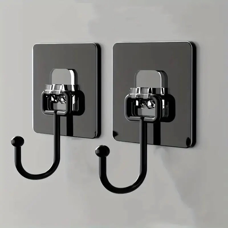 10/1Pcs Strong Self Adhesive Hooks Punch-free Door Wall Hangers Hook for Kitchen Bathroom Home Towel Bags Storage Hanging Holder Leedoar