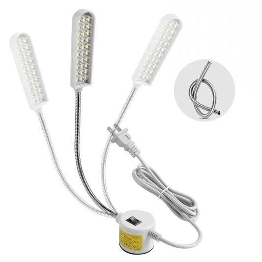 10/20/30 LED Industrial Máquina de Costura Iluminação Lâmpada Roupas Máquina Acessórios Luz de Trabalho 360° Pescoço de Ganso Flexível 