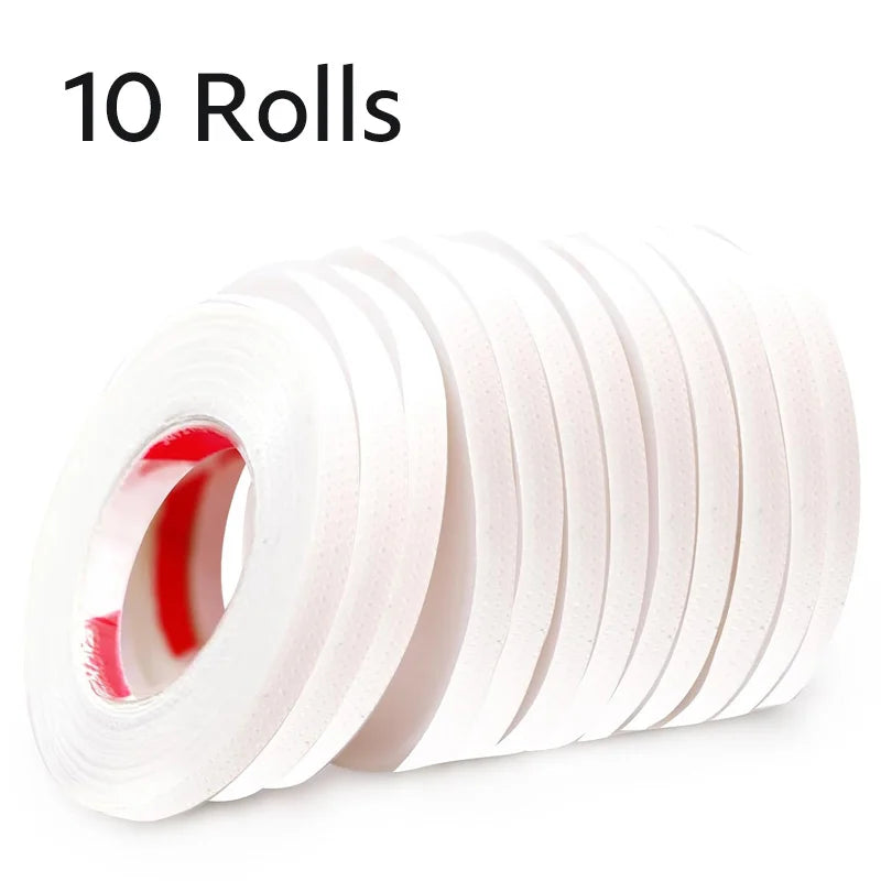 10/20 Rolls Lash Tape Micropore Breathable Eyelash Tape for Eyelash Extensions to Secure Eye Patches and Lift Eyelid Leedoar