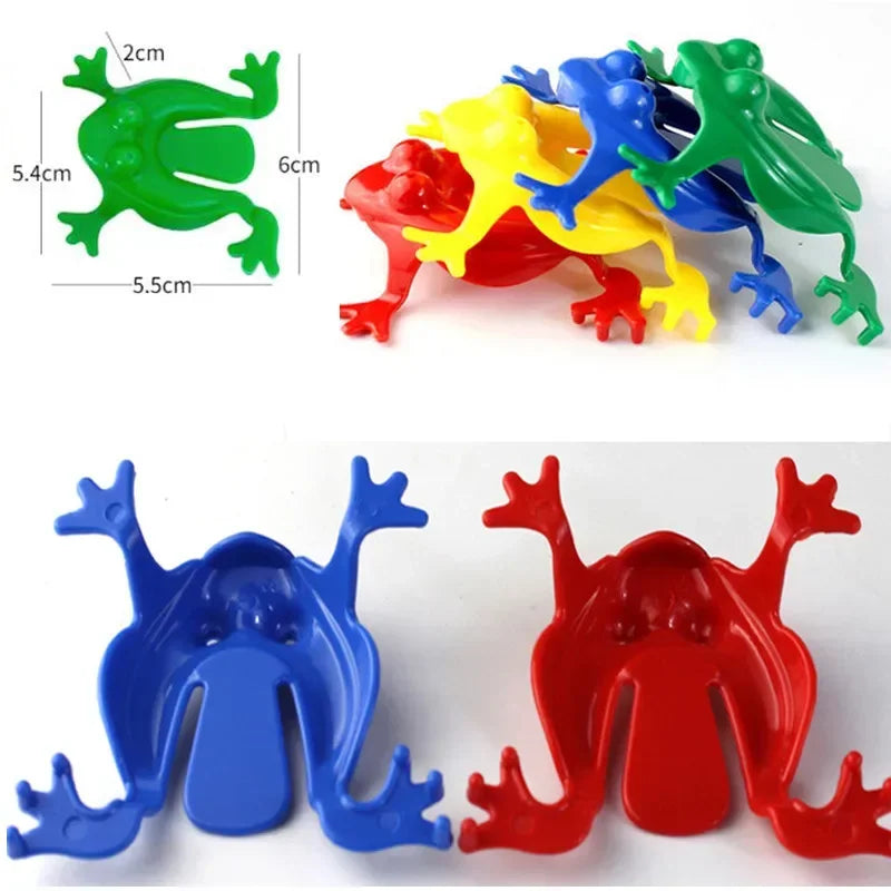 10-20Pcs Jumping Frog Bounce Fidget Toys For Kids Novelty Assorted  Stress Reliever Toys For Children Birthday Gift Party Favor Leedoar